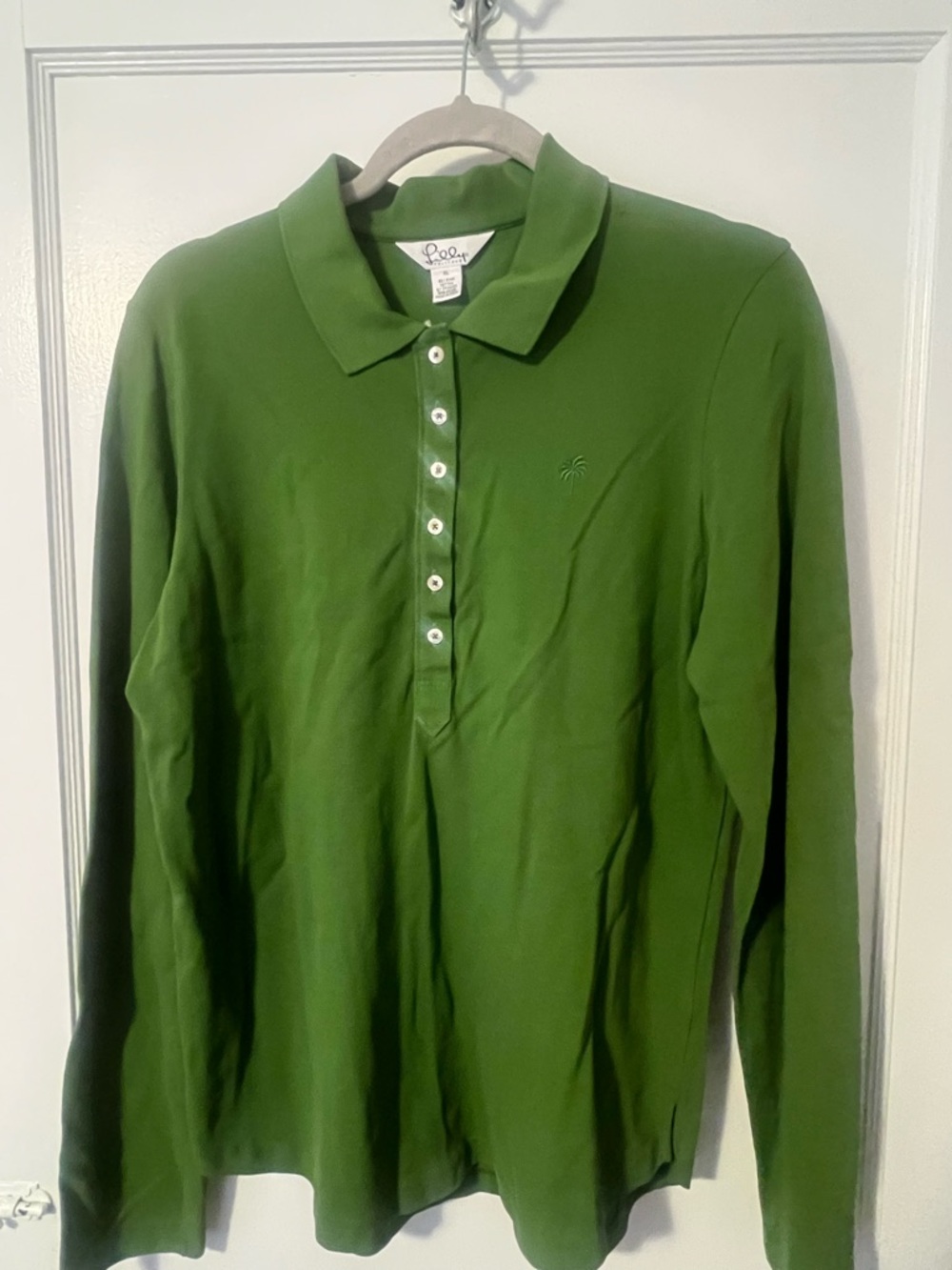 Lilly Pulitzer long sleeve polo shirt
